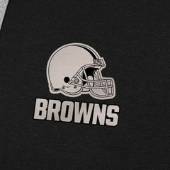 Cleveland Browns Antigua Brushed Carbon Victory Pullover Hoodie - Black Hoodies