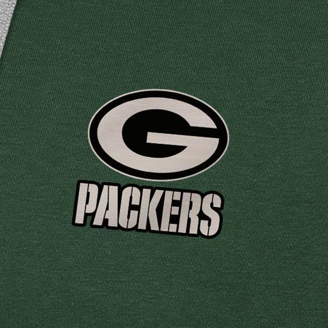 Green Bay Packers Antigua Brushed Carbon Victory Pullover Hoodie - Green Hoodies