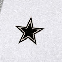 Dallas Cowboys Antigua Brushed Carbon Victory Pullover Hoodie - White Hoodies