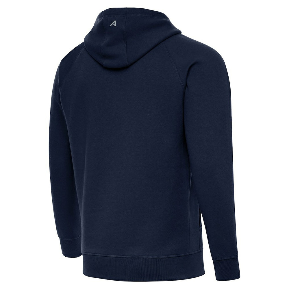 Dallas Cowboys Antigua Brushed Carbon Victory Pullover Hoodie - Navy Hoodies