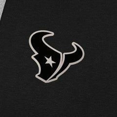 Houston Texans Antigua Brushed Carbon Victory Pullover Hoodie - Black Hoodies