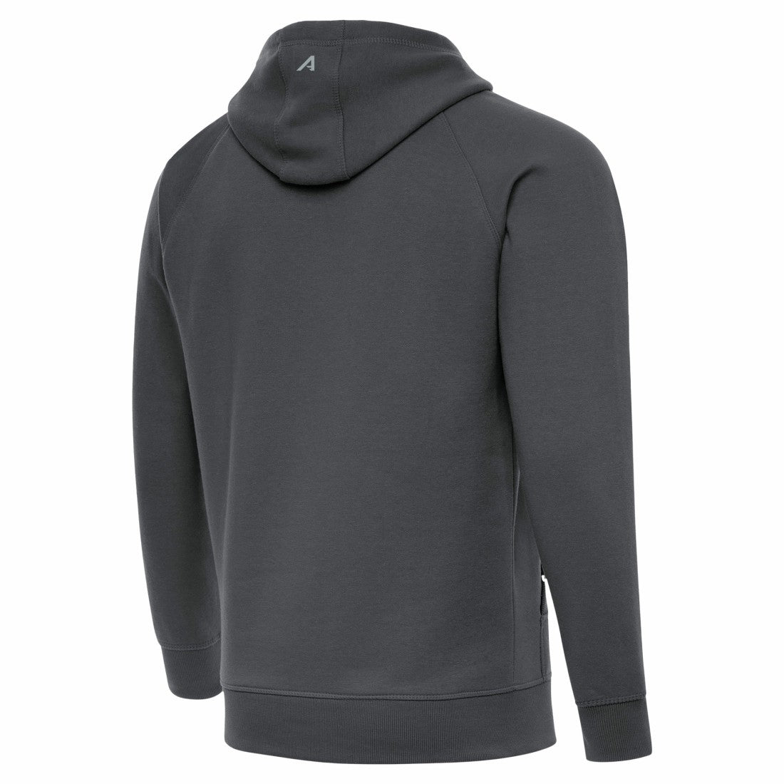 Denver Broncos Antigua Brushed Carbon Victory Pullover Hoodie - Charcoal Hoodies
