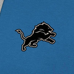 Detroit Lions Antigua Brushed Carbon Victory Pullover Hoodie - Blue Hoodies