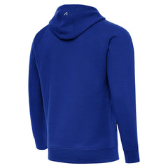 Indianapolis Colts Antigua Brushed Carbon Victory Pullover Hoodie - Royal Hoodies