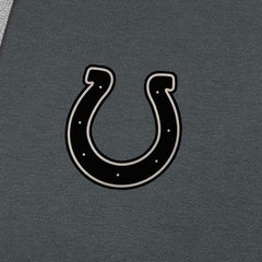 Indianapolis Colts Antigua Brushed Carbon Victory Pullover Hoodie - Charcoal Hoodies