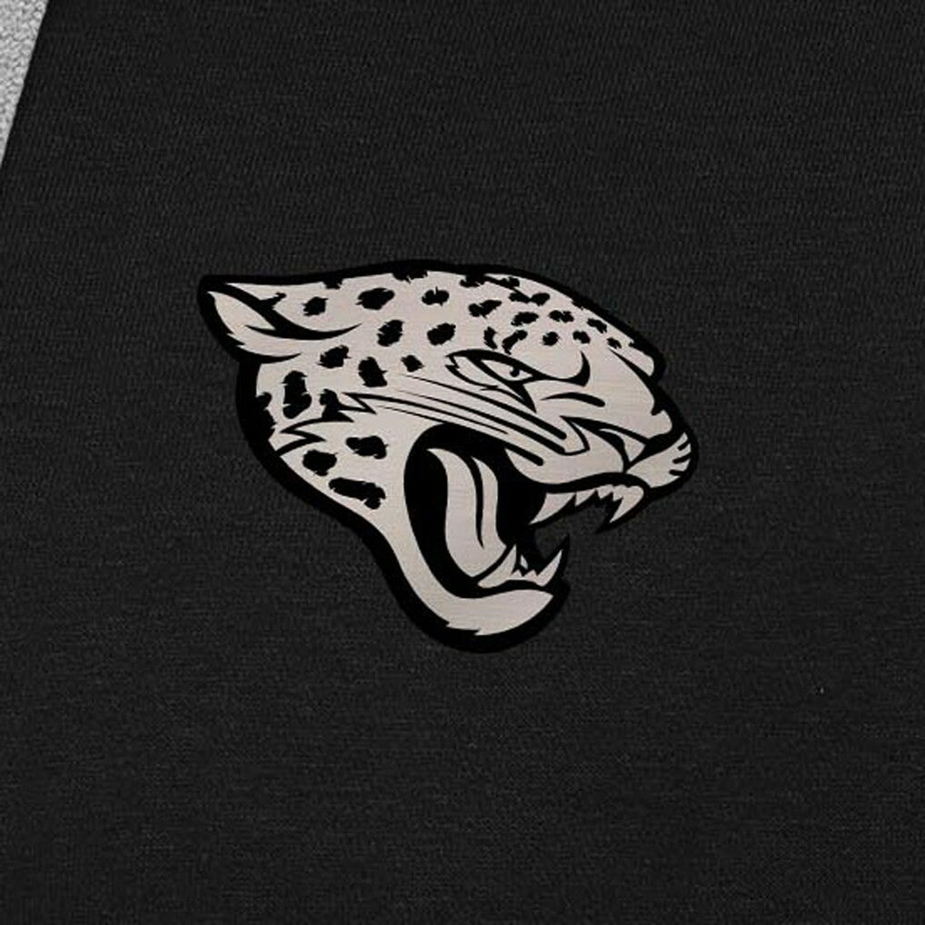 Jacksonville Jaguars Antigua Brushed Carbon Victory Pullover Hoodie - Black Hoodies