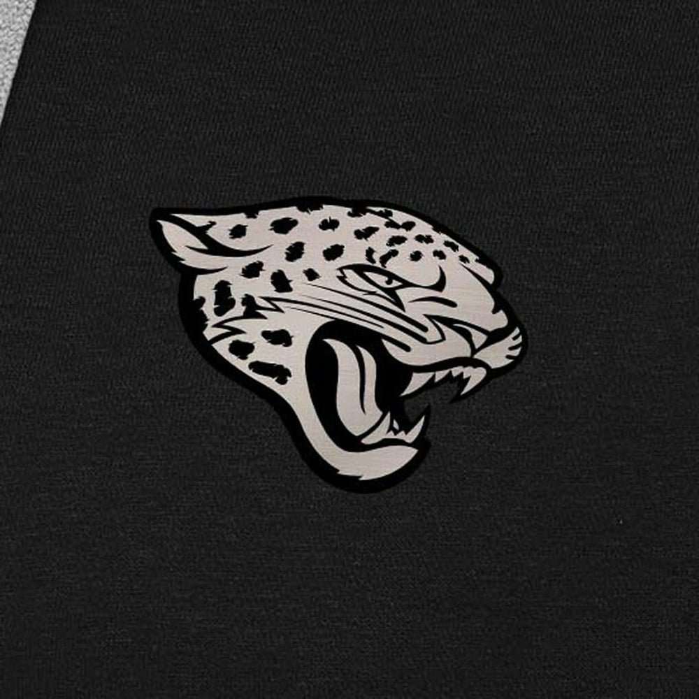 Jacksonville Jaguars Antigua Brushed Carbon Victory Pullover Hoodie - Black Hoodies