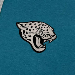 Jacksonville Jaguars Antigua Brushed Carbon Victory Pullover Hoodie - Teal Hoodies