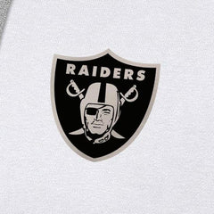 Las Vegas Raiders Antigua Brushed Carbon Victory Pullover Hoodie - White Hoodies