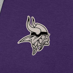 Minnesota Vikings Antigua Brushed Carbon Victory Pullover Hoodie - Purple Hoodies