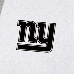New York Giants Antigua Brushed Carbon Victory Pullover Hoodie - White Hoodies