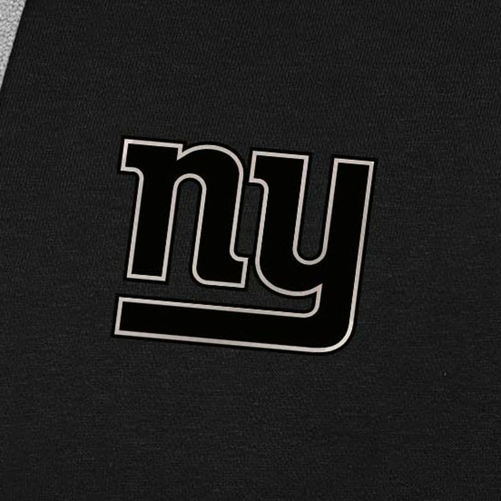 New York Giants Antigua Brushed Carbon Victory Pullover Hoodie - Black Hoodies