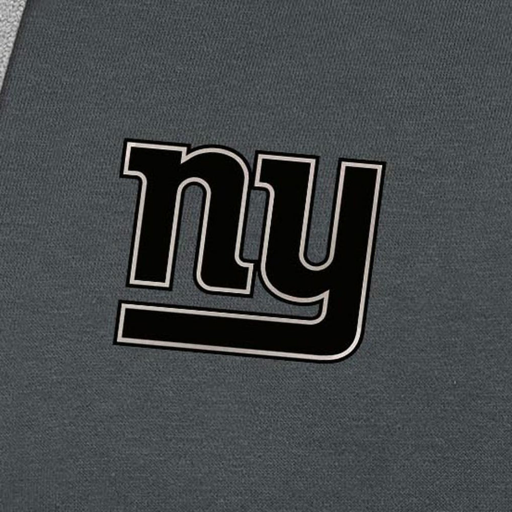 New York Giants Antigua Brushed Carbon Victory Pullover Hoodie - Charcoal Hoodies