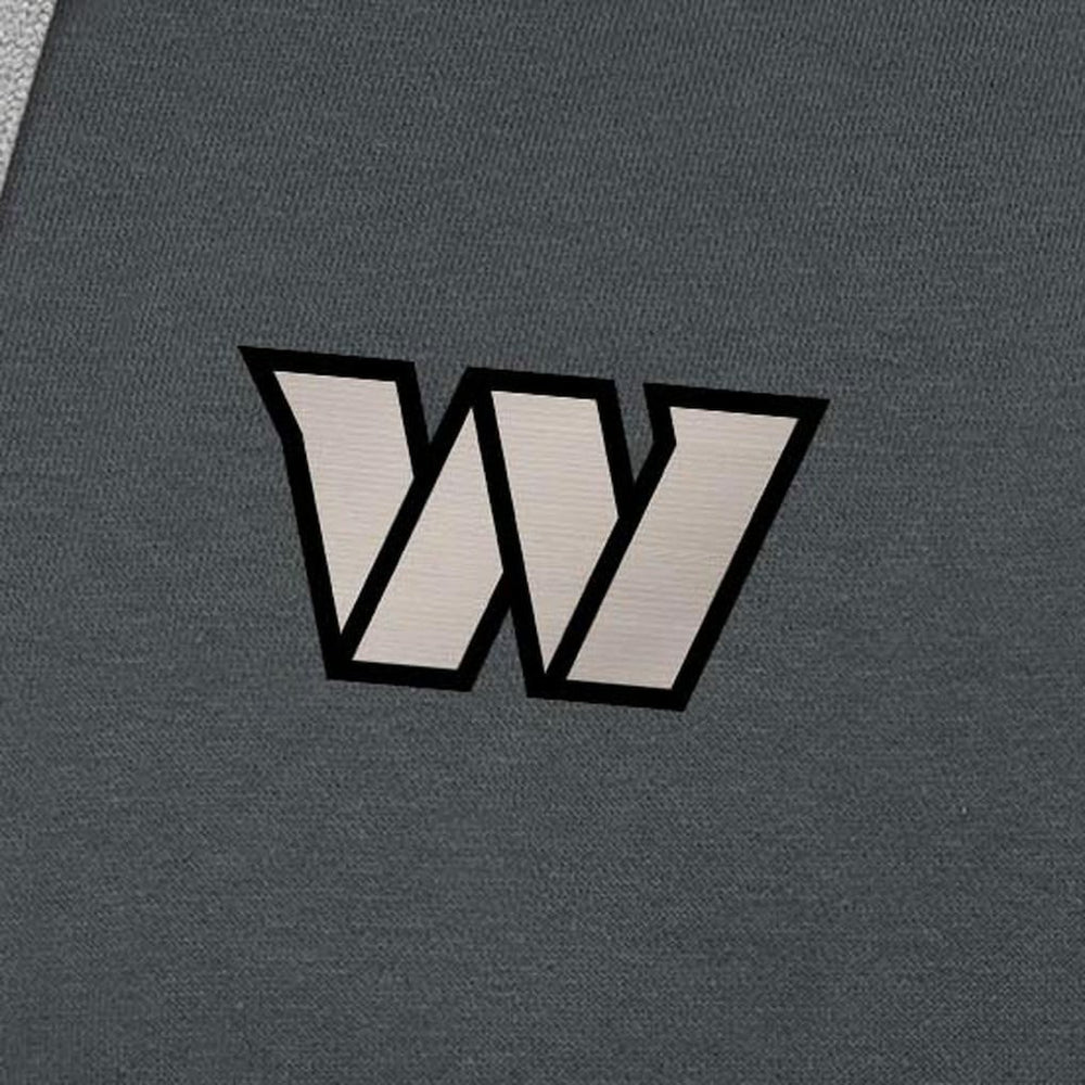Washington Commanders Antigua Brushed Carbon Victory Pullover Hoodie - Charcoal Hoodies