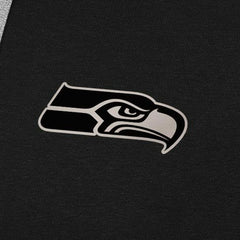 Seattle Seahawks Antigua Brushed Carbon Victory Pullover Hoodie - Black Hoodies