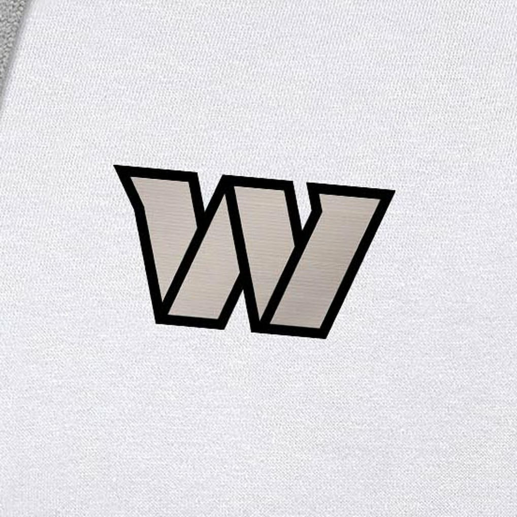 Washington Commanders Antigua Brushed Carbon Victory Pullover Hoodie - White Hoodies