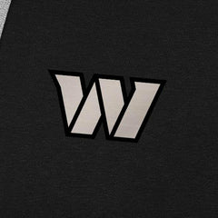 Washington Commanders Antigua Brushed Carbon Victory Pullover Hoodie - Black Hoodies