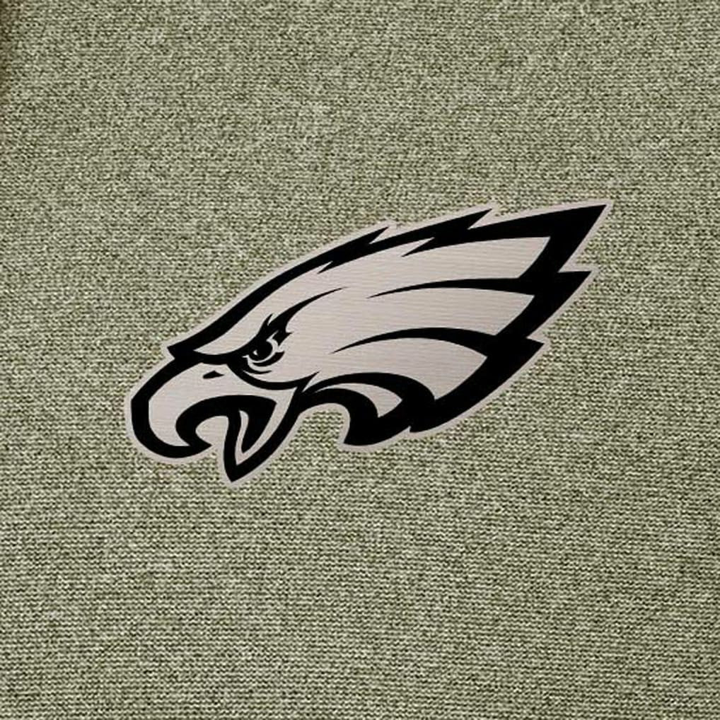 Philadelphia Eagles Antigua Effortless Full-Zip Hoodie Jacket - Olive Hoodies