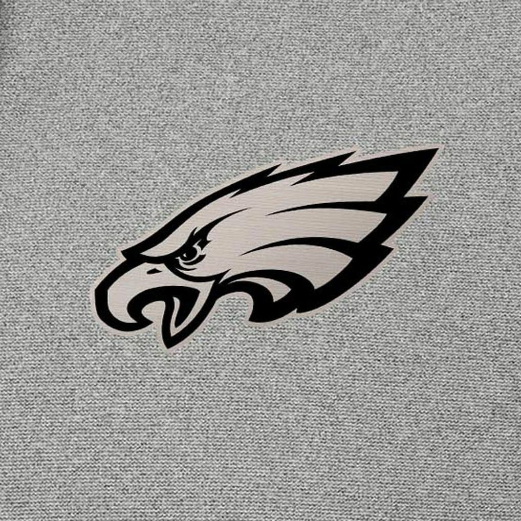 Philadelphia Eagles Antigua Effortless Full-Zip Hoodie Jacket - Heather Gray Hoodies