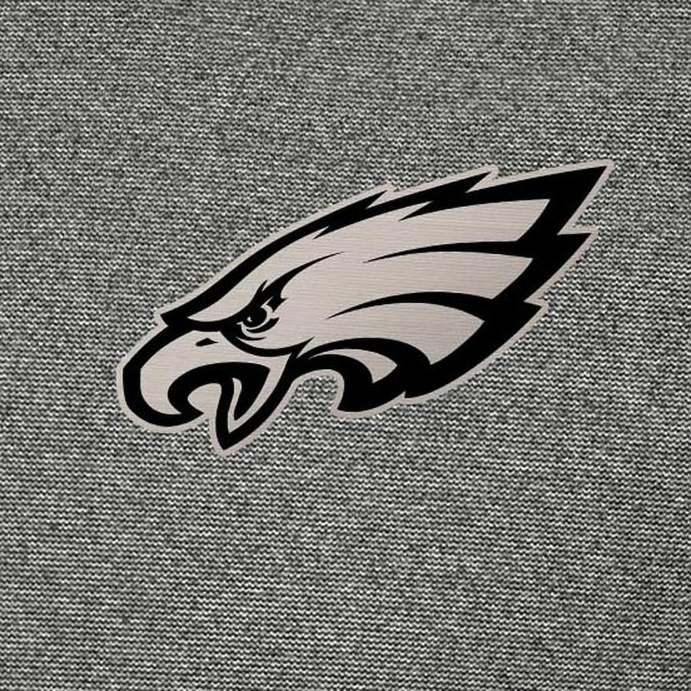 Philadelphia Eagles Antigua Subtle Quarter-Zip Sweatshirt - Heather Black Sweatshirts