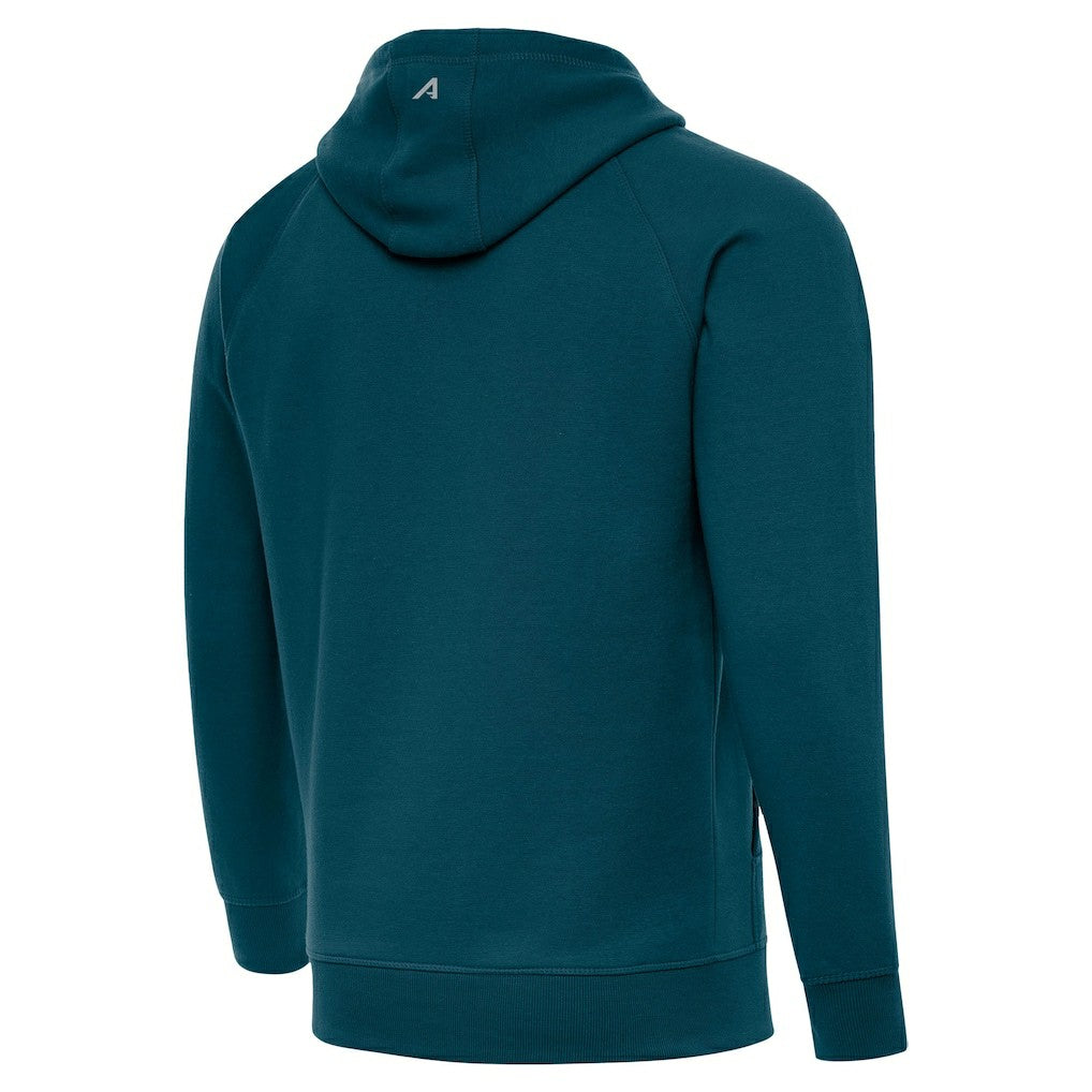 Philadelphia Eagles Antigua Victory Pullover Hoodie - Midnight Green Hoodies