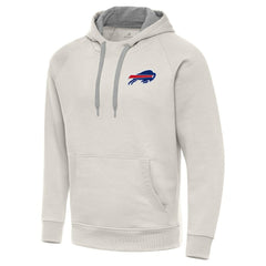 Buffalo Bills Antigua Victory Raglan Pullover Hoodie - Cream Hoodies