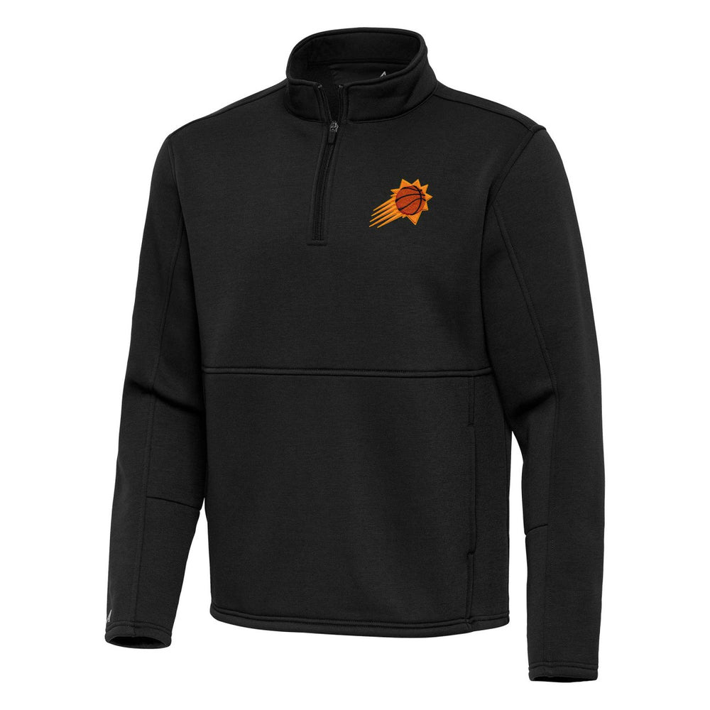 Phoenix Suns Antigua Twist Quarter-Zip Pullover Top - Black