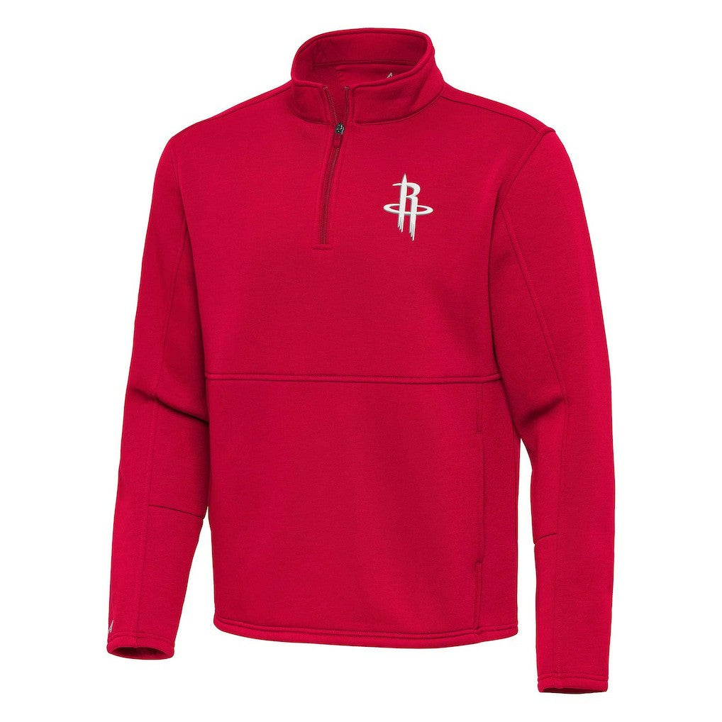 Houston Rockets Antigua Twist Quarter-Zip Pullover Top - Red outlet