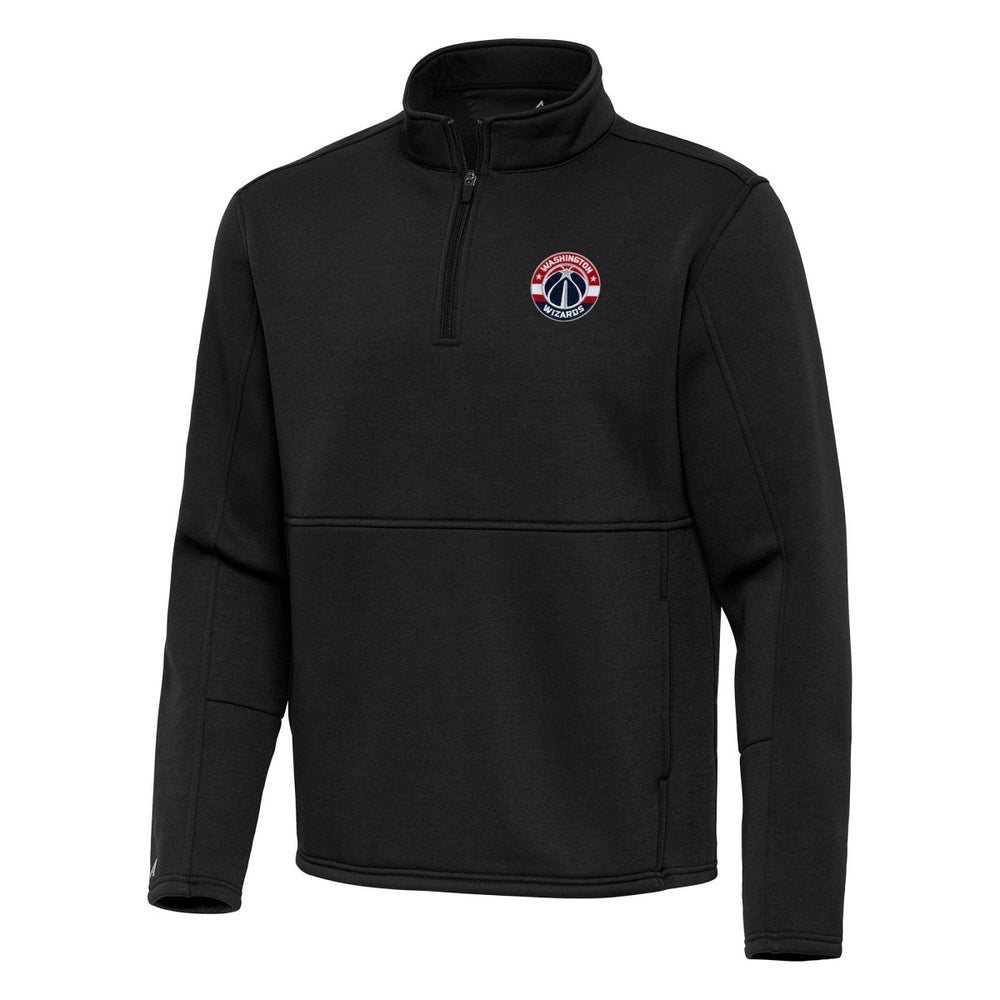 Washington Wizards Antigua Twist Quarter-Zip Pullover Top - Black outlet