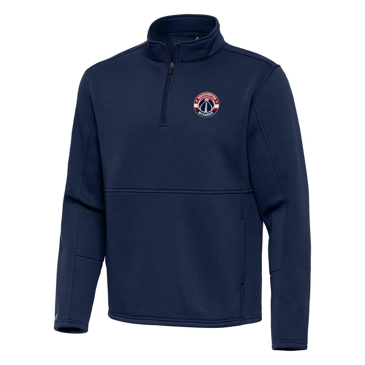 Washington Wizards Antigua Twist Quarter-Zip Pullover Top - Navy outlet