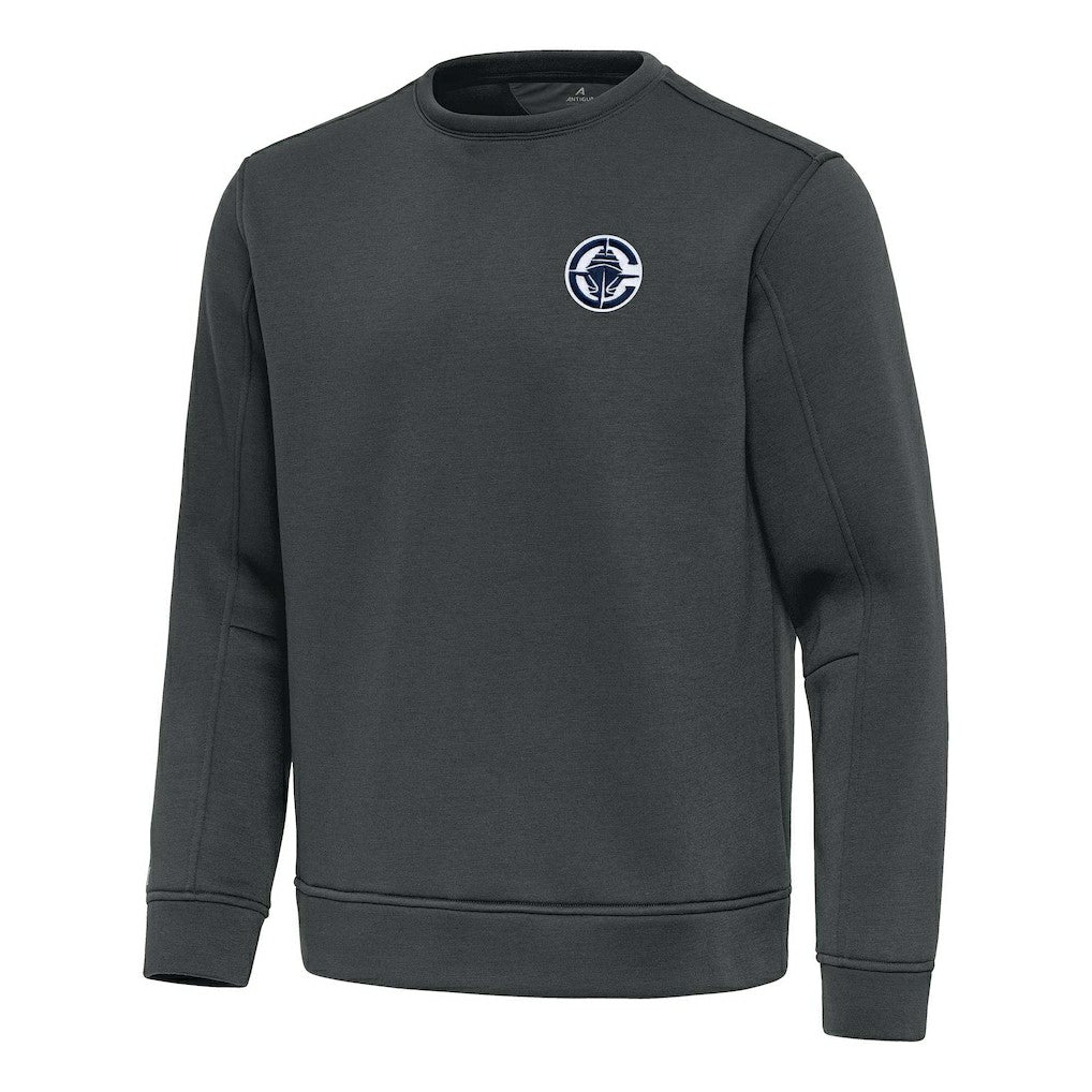LA Clippers Antigua Relevant Pullover Sweatshirt Pewter