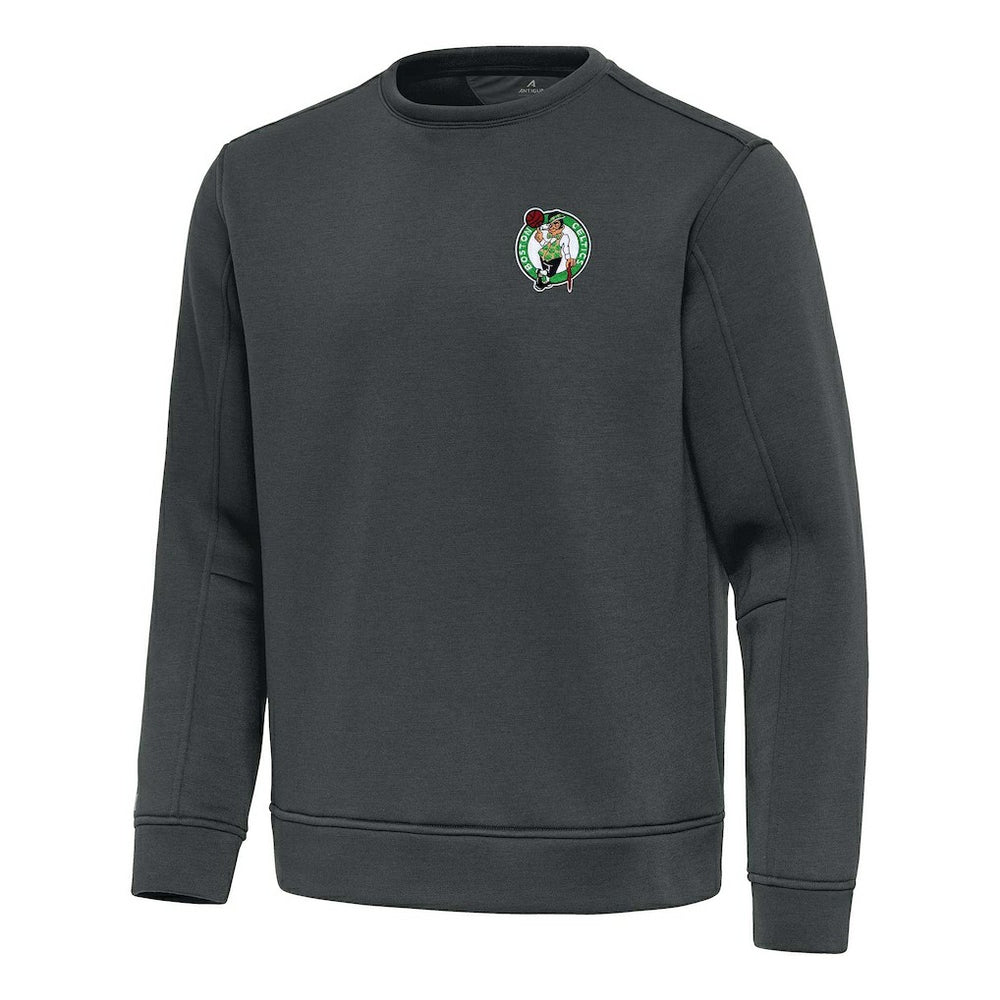 Boston Celtics Antigua Relevant Pullover Sweatshirt Pewter