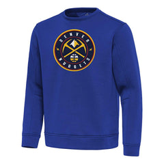 Denver Nuggets Antigua Relevant Pullover Sweatshirt Blue