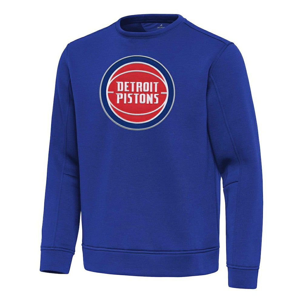 Detroit Pistons Antigua Relevant Pullover Sweatshirt Blue outlet
