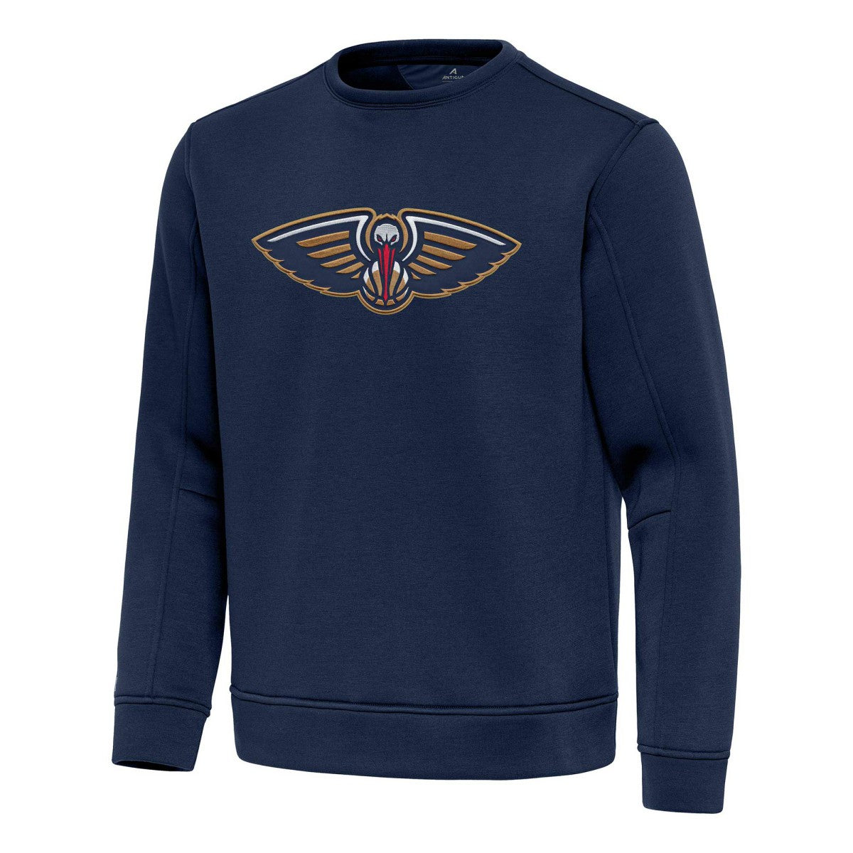 New Orleans Pelicans Antigua Relevant Pullover Sweatshirt Navy