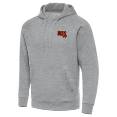 Men's Washington Commanders Antigua Victory Pullover Hoodie - Heather Gray Hoodies