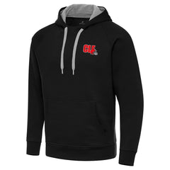 Men's Cleveland Browns Antigua Victory Pullover Hoodie - Black Hoodies