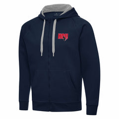 Men's Houston Texans Antigua Victory Full-Zip Hoodie - Navy Hoodies