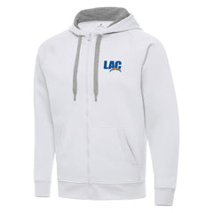 Men's Los Angeles Chargers Antigua Victory Full-Zip Hoodie - White Hoodies