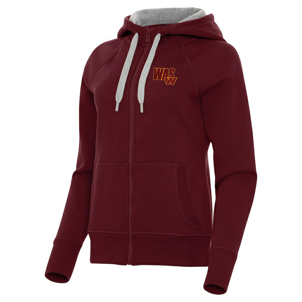 Washington Commanders Antigua Women's Victory Full-Zip Hoodie - Burgundy Hoodies
