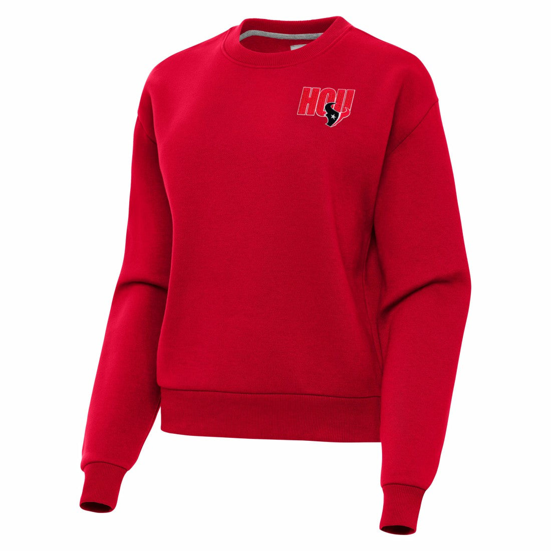 Houston Texans Antigua Women's Victory Pullover Sweatshirt - Red Pullover