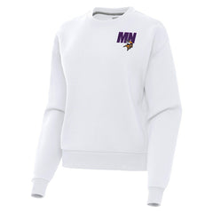 Minnesota Vikings Antigua Women's Victory Pullover Sweatshirt - White Pullover
