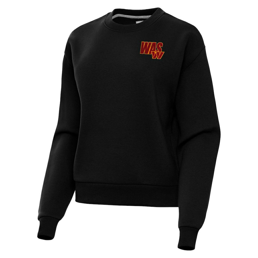 Washington Commanders Antigua Women's Victory Pullover Sweatshirt - Black Pullover