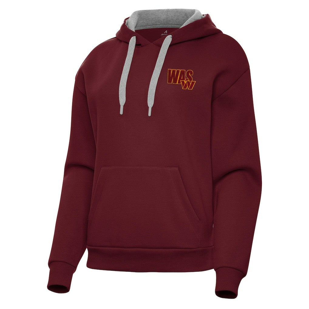 Washington Commanders Antigua Women's Victory Pullover Hoodie - Burgundy Hoodies