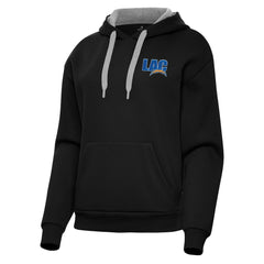 Los Angeles Chargers Antigua Women's Victory Pullover Hoodie - Black Hoodies