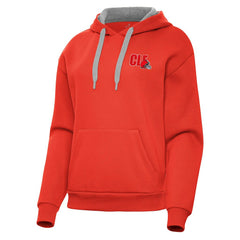 Cleveland Browns Antigua Women's Victory Pullover Hoodie - Orange Hoodies