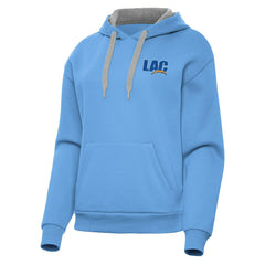 Los Angeles Chargers Antigua Women's Victory Pullover Hoodie - Powder Blue Hoodies