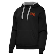 Washington Commanders Antigua Women's Victory Pullover Hoodie - Black Hoodies