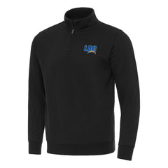 Los Angeles Chargers Antigua Men's Victory Quarter-Zip Sweatshirt - Black Sweatshirts