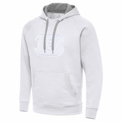 Cincinnati Bengals Antigua Victory Pullover Hoodie - White Hoodies